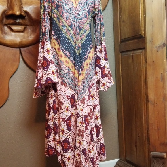 Umgee Boho Ruffled Long Kimono - Picture 8 of 8